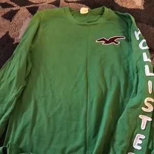 Small green Hollister long sleeve